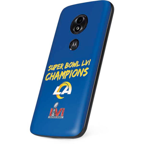 NFL Super Bowl LVI Champions Rams Moto E5 Play Skin